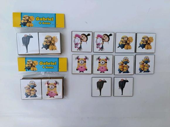 Jogo da Memória em mdf Personalizado Minion