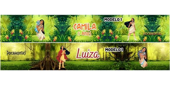 Jogo da Memória em mdf Personalizado Pocahontas