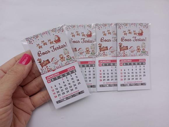 Kit 40 Imãs com Calendário Personalizado