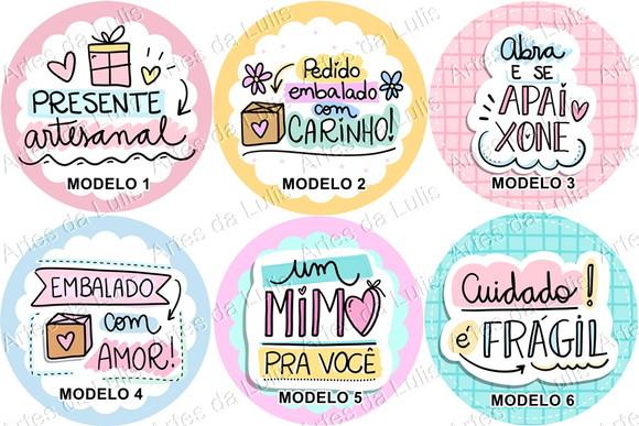 Kit 100 Adesivo para Clientes