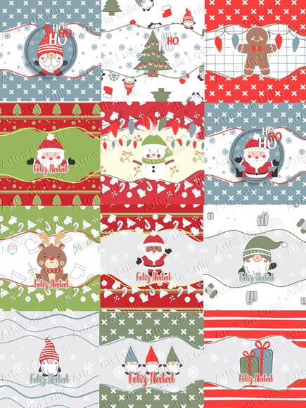 Kit 50 Balas Tema Natal