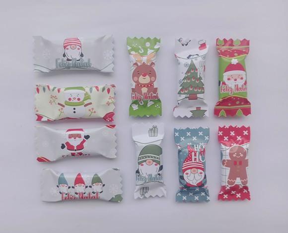 Kit 50 Balas Tema Natal