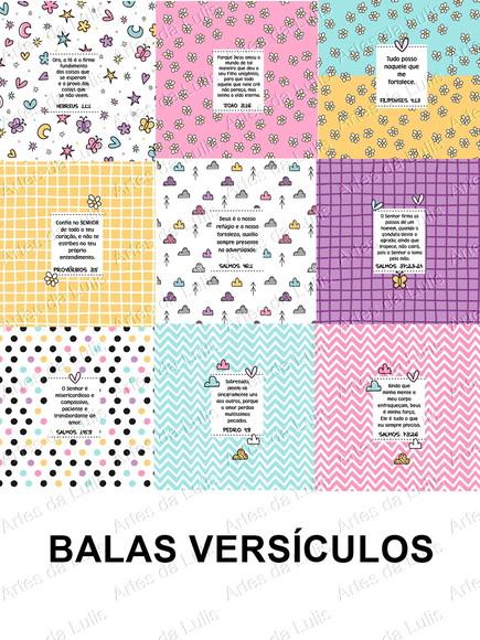 Kit 50 Balas Tema Vesículos