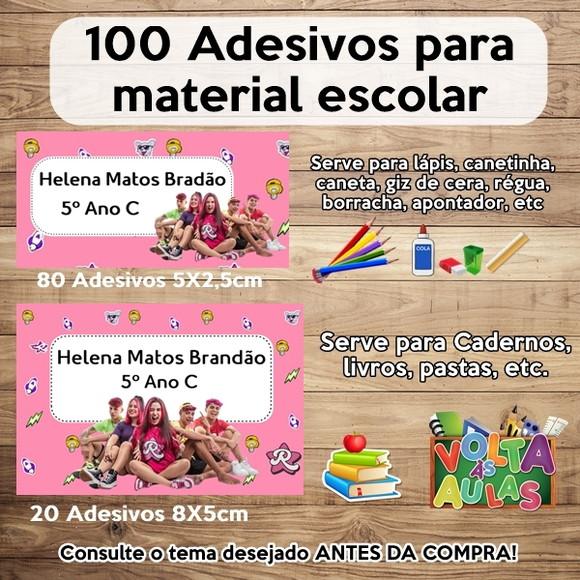 Kit Adesivo Escolar Emilly Vick