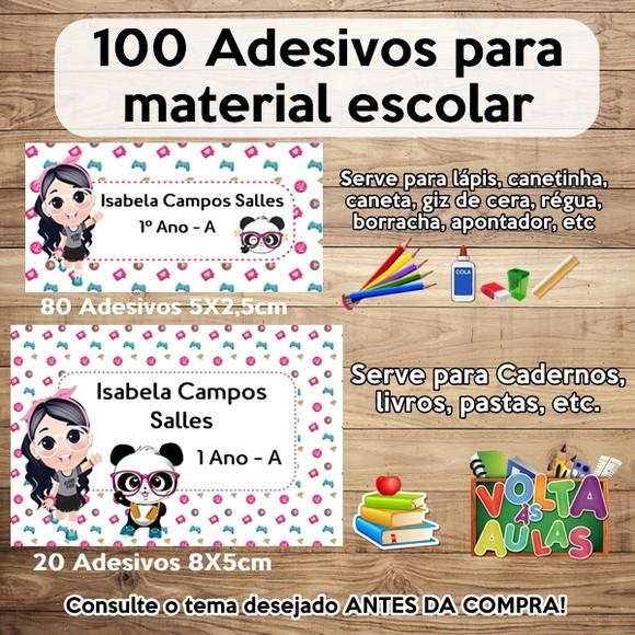 Kit Adesivo Escolar Luluca