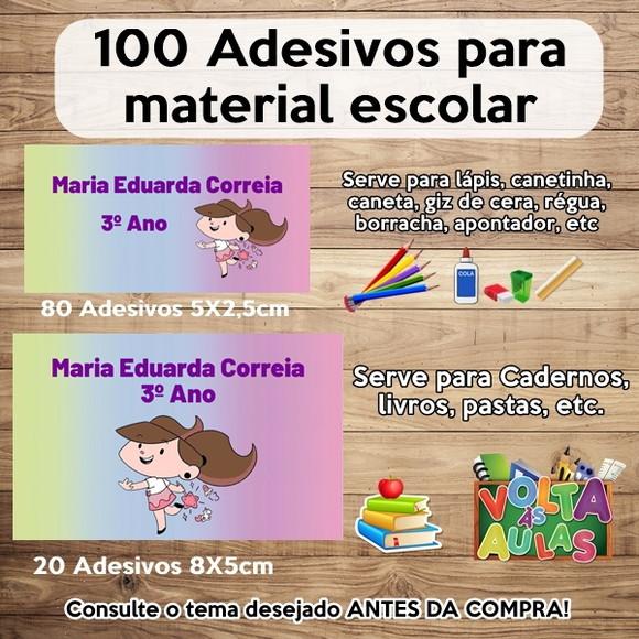 Kit Adesivo Escolar Priminha Irritante do Mike