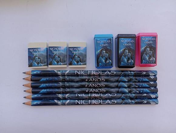 Kit Escolar Avatar Personalizado
