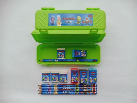 Kit Escolar com Estojo Brawl Stars
