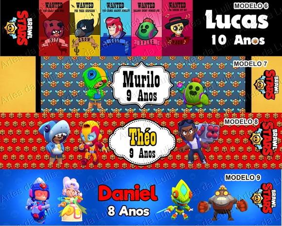 Kit Escolar com Estojo Brawl Stars