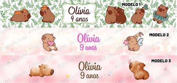Kit Escolar com Estojo Capivara