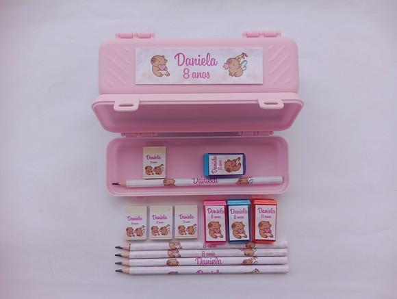 Kit Escolar com Estojo Capivara