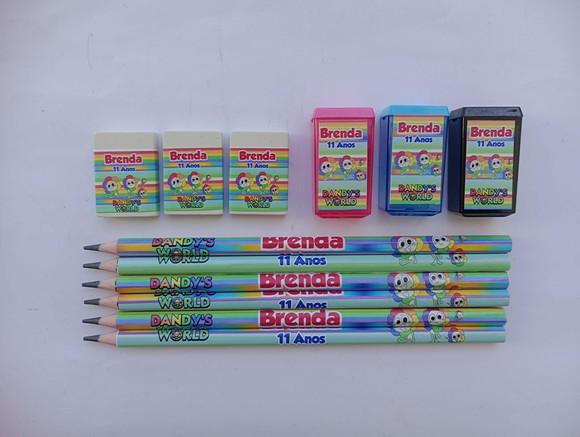 Kit Escolar Dandy's World Personalizado