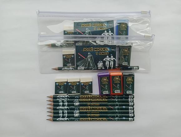 Kit Escolar Personalizado com Estojo
