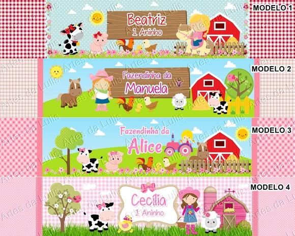 Kit Escolar Personalizado Fazendinha