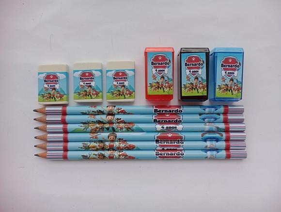 Kit Escolar Personalizado Patrulha Canina