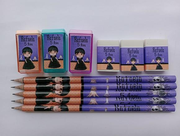 Kit Escolar Personalizado Wandinha