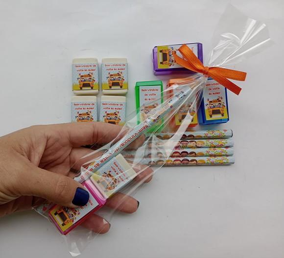Kit Escolar Personalizado Volta as Aulas