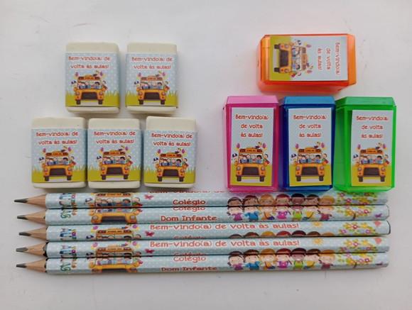 Kit Escolar Personalizado Volta as Aulas
