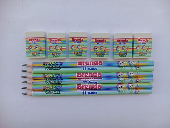 Kit Lápis com Borracha Dandy's World