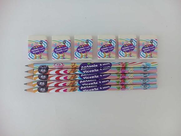 Kit Lápis com Borracha Fini