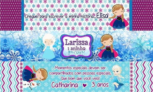 Kit Lápis com Borracha Personalizada Frozen