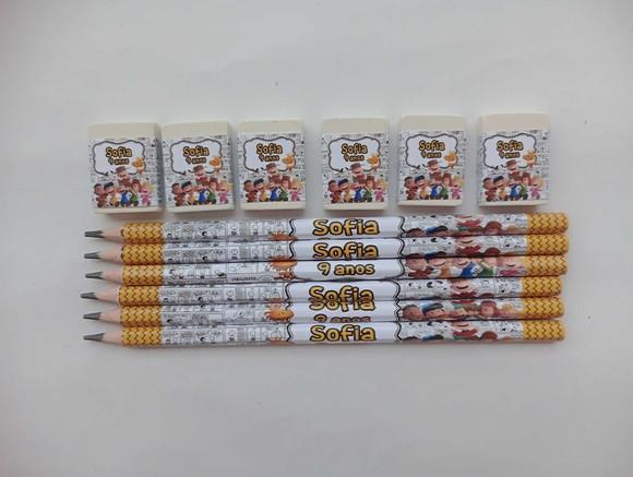 Kit Lápis com Borracha Snoop