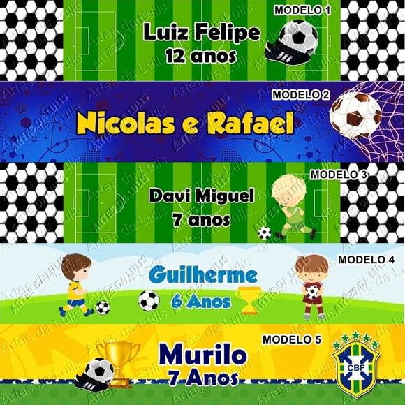Kit Lápis com Caneta e Borracha Personalizado Futebol
