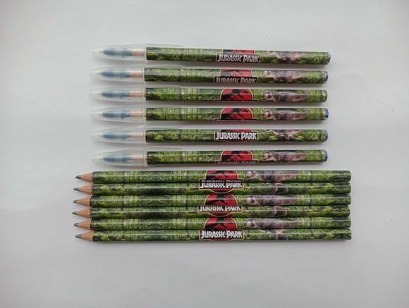 Kit Lápis com Caneta Jurassic Park