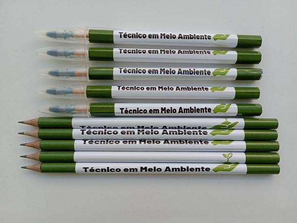 Kit Lápis com Caneta Personalizada