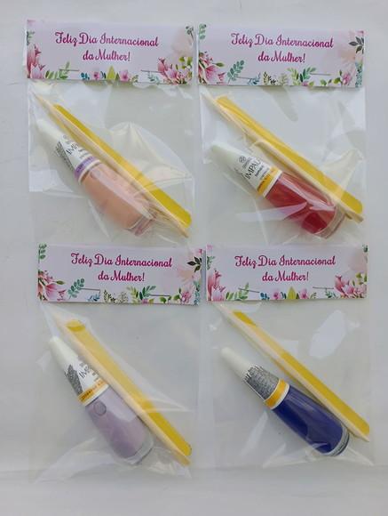 Kit Manicure Personalizado Dia da Mulher