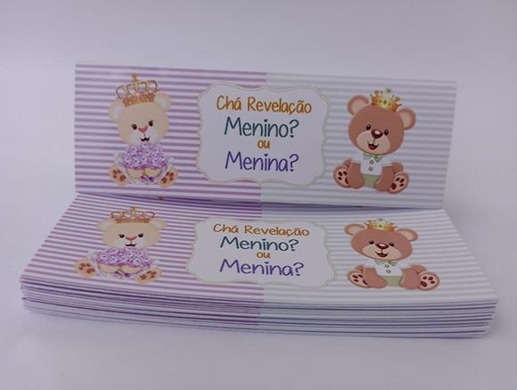 Lapela 10 x 3,5cm + Saquinho Celofane