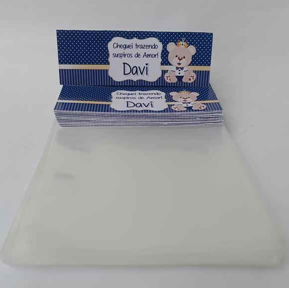 Lapela 10 x 3,5cm + Saquinho Celofane