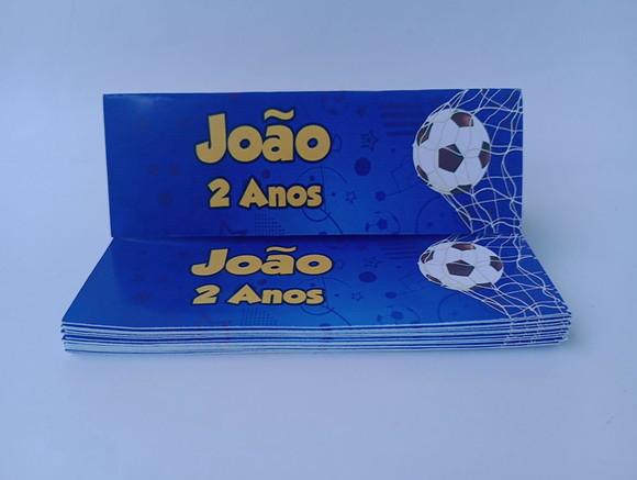 Lapela 10 x 3,5cm + Saquinho Celofane Futebol