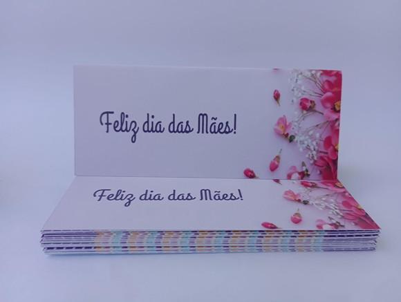 Lapela 10x3,5cm Dia das Mães + Saquinho Celofane