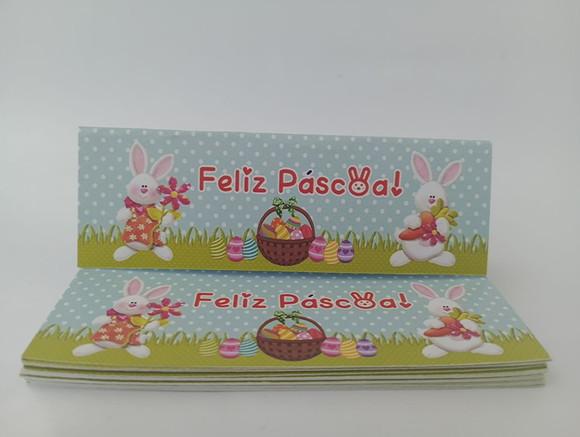 Lapela 10x3,5cm de Páscoa + Saquinho Celofane