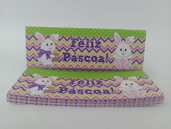 Lapela 10x3,5cm de Páscoa + Saquinho Celofane