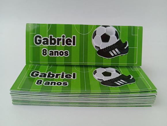 Lapela 12 x 5cm + Saquinho Celofane Futebol