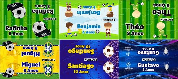 Lapela 12 x 5cm + Saquinho Celofane Futebol