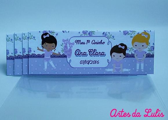 Lapela 15 x 5cm + Saquinho Celofane