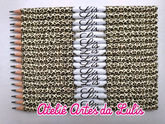 Lápis Animal Print
