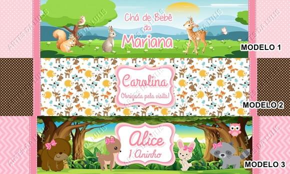 Lápis Bichinhos da Floresta Menina (woodland)