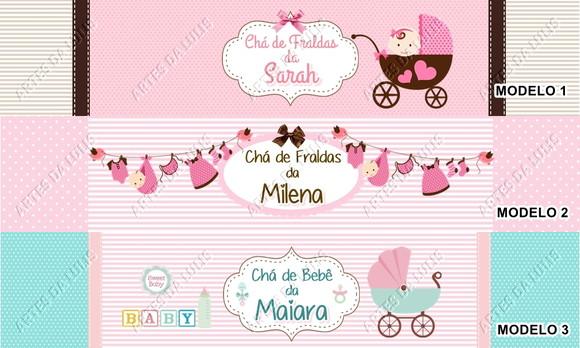 Lápis Chá de Fraldas Menina