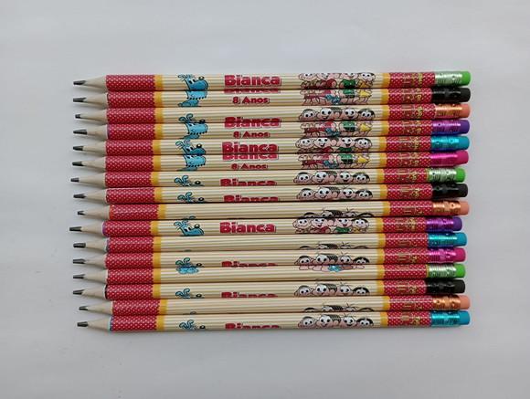 Lápis com Borracha Turma da Monica
