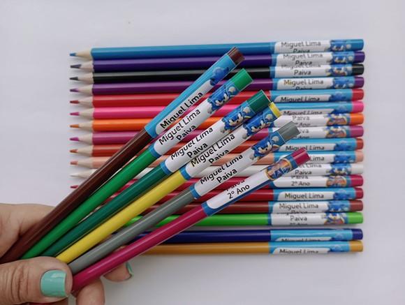 Lápis de Cor Personalizado 36 Cores