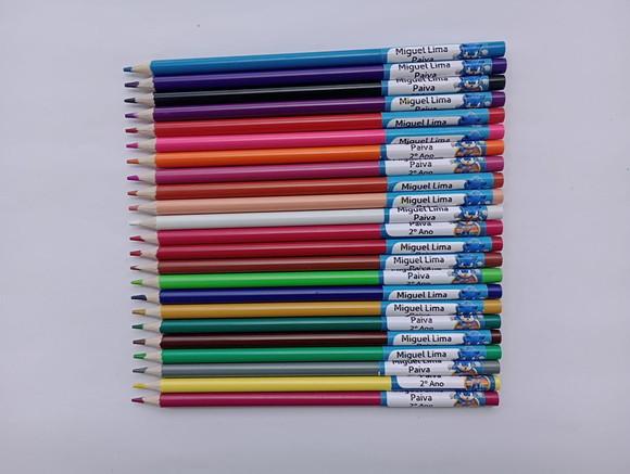 Lápis de Cor Personalizado 36 Cores