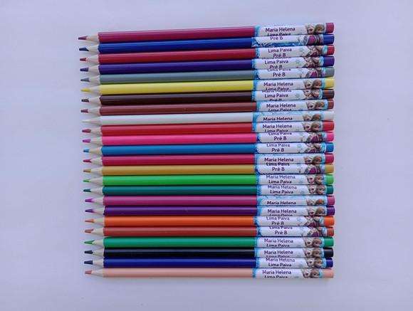 Lápis de Cor Personalizado 24 Cores