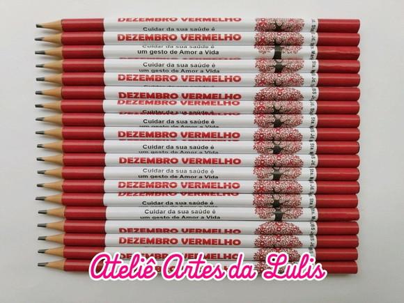 Lápis Dezembro Vermelho