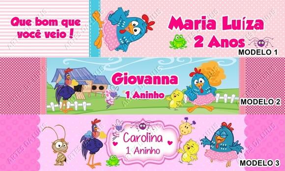 Lápis Galinha Pintadinha Rosa