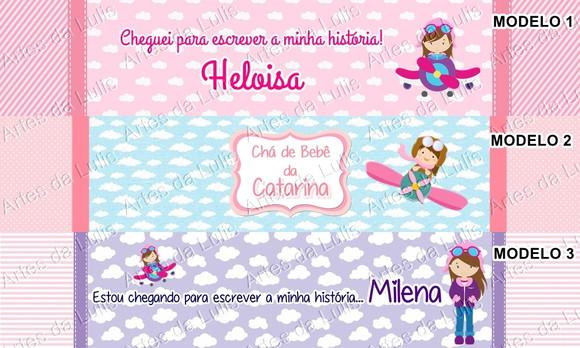 Lápis Menina Aviadora