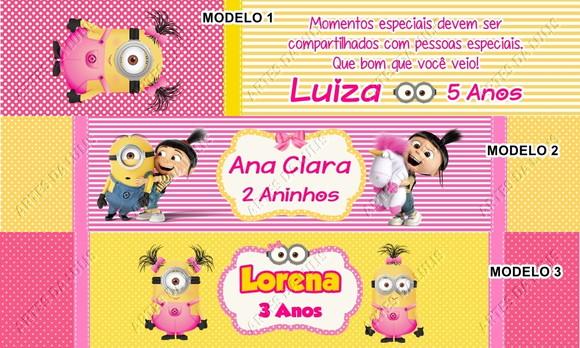 Lápis Minions Menina